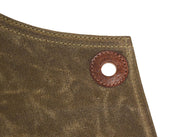Turin Waxed Canvas Apron - Seaweed Green