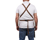 Florence Suede Apron - Chestnut