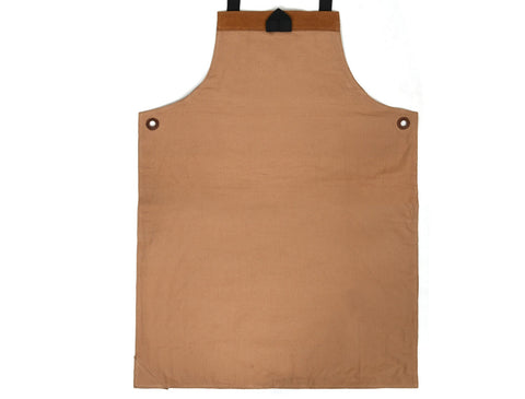 Arucas Suede Apron - Caramel Brown