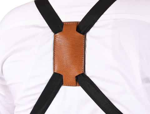 Florence  Suede Apron - Light Brown