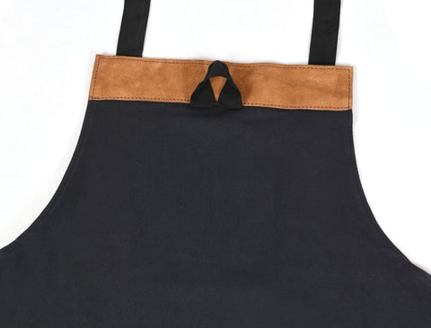 Florence  Suede Apron - Light Brown