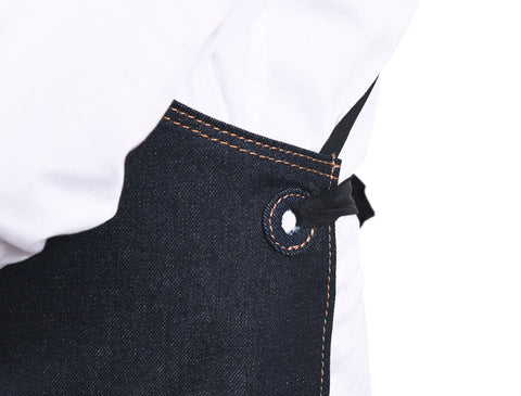 Lemos Canvas Apron - Denim Blue