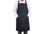Lemos Canvas Apron – Denim Blue