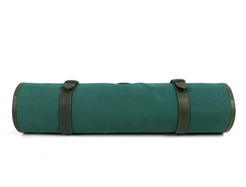 Malaga Canvas Knife Roll - Pine Green