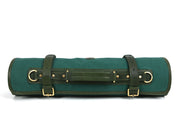 Malaga Canvas Knife Roll – Pine Green | Tool Roll-Up for Chefs