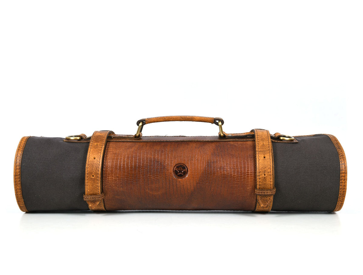 Marchena Canvas Knife Roll - Grey