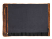 Marchena Canvas Knife Roll – Grey | 8-Slot Chef Wrap