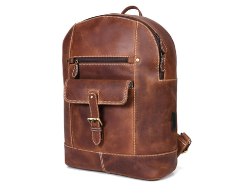 Genuine Leather Backpack - ( BP-279 )