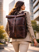 Luxe Luxury Full Grain Leather Backpack – Luxe EditionBackpack - ( BP - 170 ) - Cabrini - Elegance Perfected
