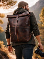 Luxe Luxury Full Grain Leather Backpack – Luxe EditionBackpack - ( BP - 170 ) - Cabrini - Elegance Perfected