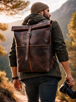 Luxe Luxury Full Grain Leather Backpack – Luxe EditionBackpack - ( BP - 170 ) - Cabrini - Elegance Perfected