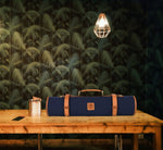 Malaga Canvas Knife Roll – Cobalt Blue | 8 - Slot Culinary Wrap - Cabrini - Elegance Perfected