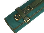 Malaga Canvas Knife Roll – Pine Green | Tool Roll - Up for Chefs - Cabrini - Elegance Perfected