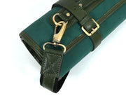 Malaga Canvas Knife Roll – Pine Green | Tool Roll - Up for Chefs - Cabrini - Elegance Perfected