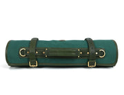 Malaga Canvas Knife Roll – Pine Green | Tool Roll - Up for Chefs - Cabrini - Elegance Perfected