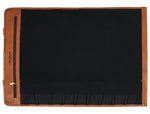 Malaga Canvas Knife Roll - Raven Black - Cabrini - Elegance Perfected
