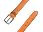 Men’s Smooth Leather Belt – Formal Finish in Top Grain Leather - Cabrini - Elegance Perfected
