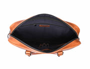 Men's Vintage Leather Messenger Bag - Professional 15.6