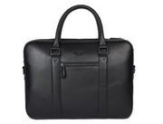 Men's Vintage Leather Messenger Bag - Professional 15.6