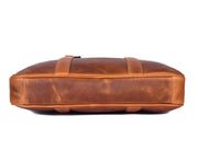 Men's Vintage Leather Messenger Bag - Professional 15.6