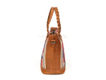 Montana Kim Tote – Kilim & Leather Boho Bag - Cabrini - Elegance Perfected