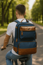 Mystic Matty Leather Backpack – Soft Matte Urban Style - Cabrini - Elegance Perfected