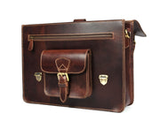Polaris Leather Executive Messenger Bag - Cabrini - Elegance Perfected
