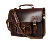 Polaris Leather Executive Messenger Bag - Cabrini - Elegance Perfected