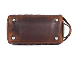 Quilted Leather Toiletry Bag – Brown - Cabrini - Elegance Perfected