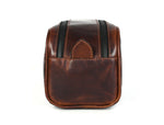 Quilted Leather Toiletry Bag – Brown - Cabrini - Elegance Perfected