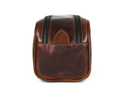 Quilted Leather Toiletry Bag – Brown - Cabrini - Elegance Perfected