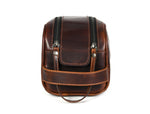 Quilted Leather Toiletry Bag – Brown - Cabrini - Elegance Perfected