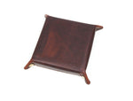 Ramage Leather Valet Tray - Walnut Brown - Cabrini - Elegance Perfected