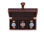 Robinson Leather Watch Case - Walnut Brown - Cabrini - Elegance Perfected
