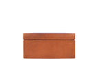 Rosemond Leather cuff - link Box - Caramel - Cabrini - Elegance Perfected