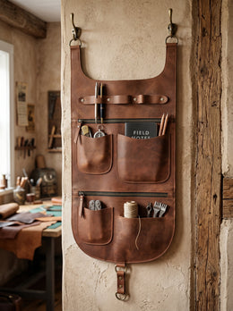 Seattle Leather Organizer - Brown - Cabrini - Elegance Perfected
