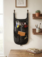 Seattle Leather Organizer - Raven Black - Cabrini - Elegance Perfected