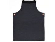 Serena Suede Apron – Raven Black - Cabrini - Elegance Perfected