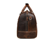 Taranto Leather Weekender Bag - Cedar - Cabrini - Elegance Perfected