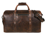 Taranto Leather Weekender Bag - Cedar - Cabrini - Elegance Perfected