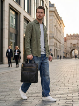 The Executive Multi - Zip Crossbody by Cabrini Luxury - Cabrini - Elegance Perfected