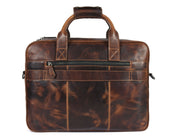 The Executive Quilted Leather Messenger Bag - Cabrini - Elegance Perfected