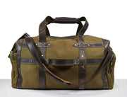 The Rugged Heritage Canvas & Leather Duffle – Built for Adventures, Styled for Life - Cabrini - Elegance Perfected