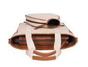 The Sandstone Canvas Tote by Cabrini Luxury - Cabrini - Elegance Perfected