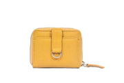 The Sunshine Compact Leather Coin Wallet - Cabrini - Elegance Perfected