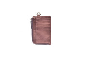 The Urban Edge Zippered Leather ID Card Holder - Cabrini - Elegance Perfected