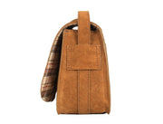 The Vintage Suede Saddle Crossbody by Cabrini Luxury - Cabrini - Elegance Perfected