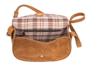 The Vintage Suede Saddle Crossbody by Cabrini Luxury - Cabrini - Elegance Perfected