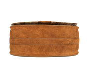 The Vintage Suede Saddle Crossbody by Cabrini Luxury - Cabrini - Elegance Perfected