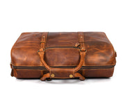 The Voyager Vintage Leather Duffle Bag - Cabrini - Elegance Perfected